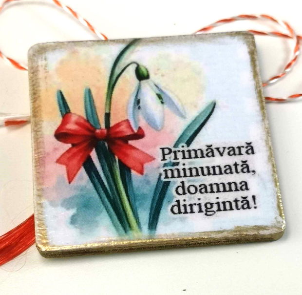 Martisoare personalizate diriginta/profesoara