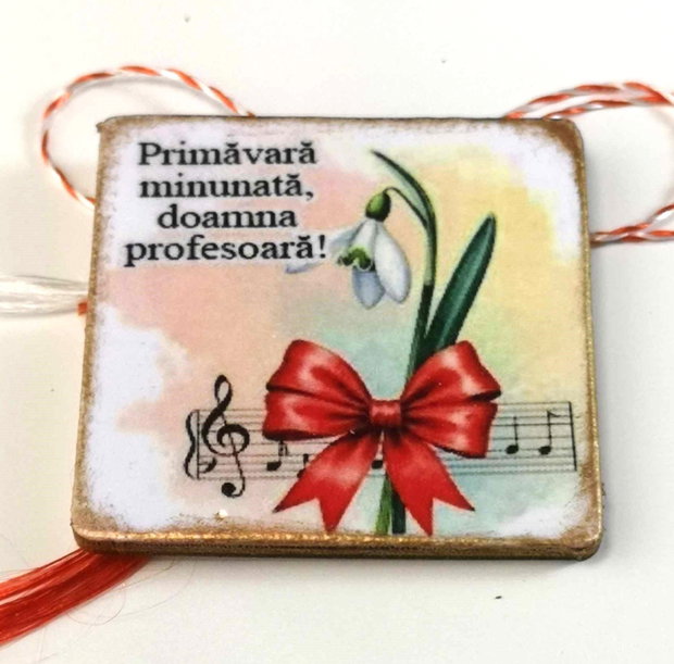 Martisoare personalizate profesoara muzica