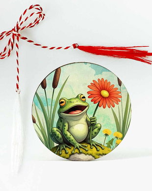 Martisor pentru copii cu broscuta