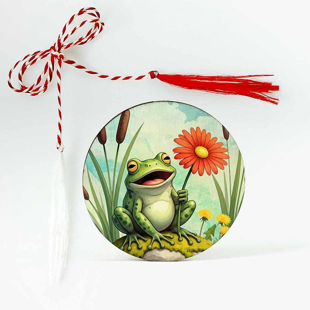 Martisor pentru copii cu broscuta