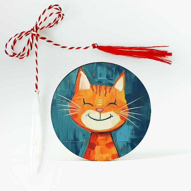 Martisor cu animale / Pisica