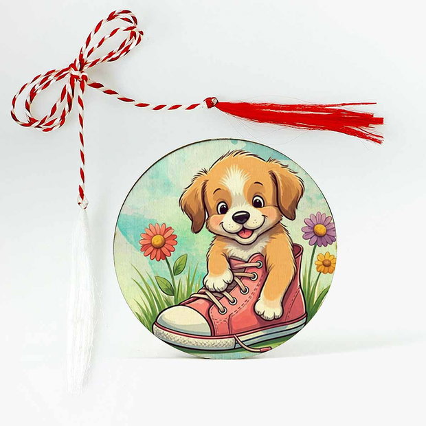 Martisor personalizat cu catel