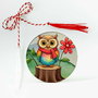 Martisor personalizat copii, bufnita