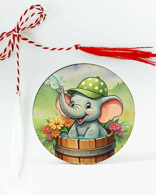 Martisoare copii, tema elefant