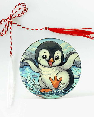 Martisor cu pinguin