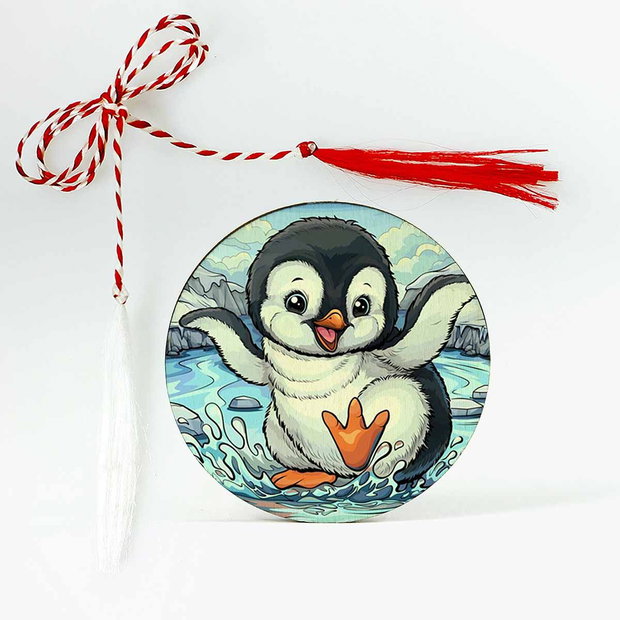Martisor cu pinguin
