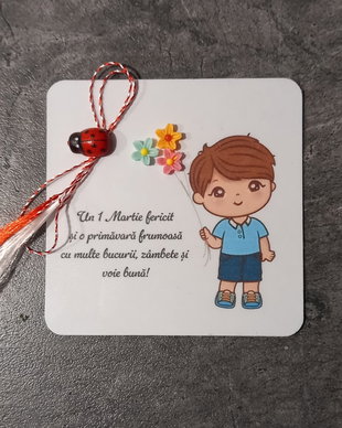 Martisor magnetic personalizat