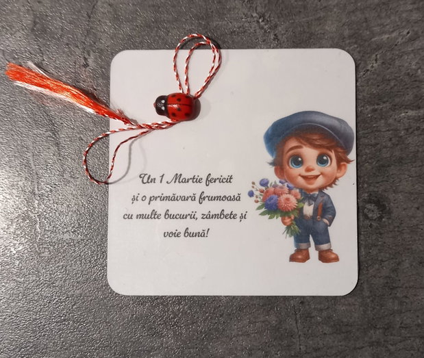 Martisor magnetic personalizat