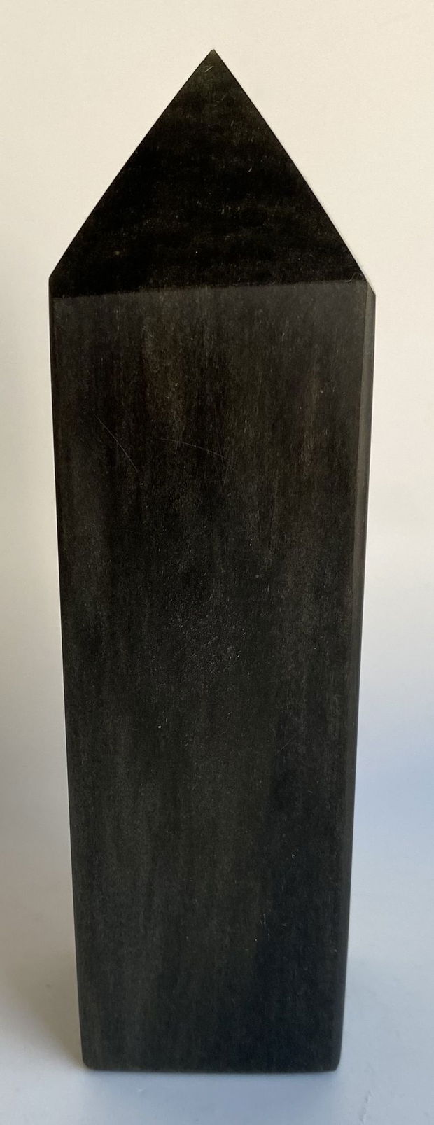 Obsidian Auriu- obelisc din piatra semipretioasa