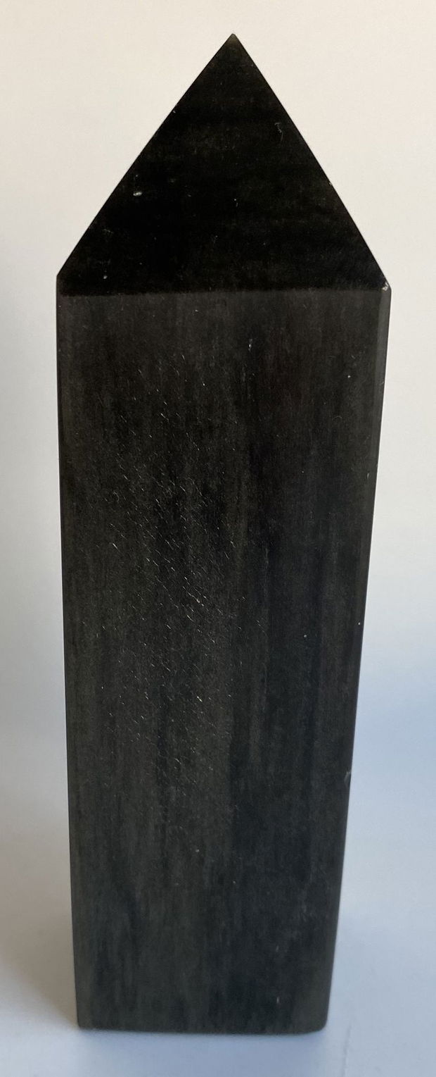 Obsidian Auriu- obelisc din piatra semipretioasa