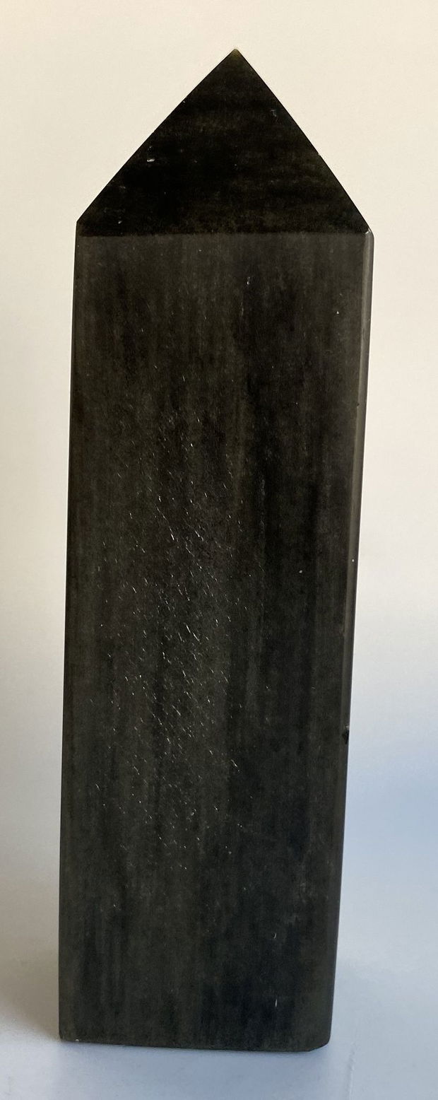 Obsidian Auriu- obelisc din piatra semipretioasa