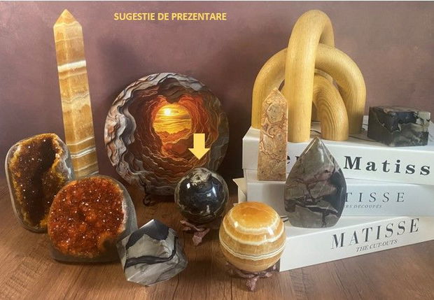 Agata Vulcanica - sfera piatra semipretioasa
