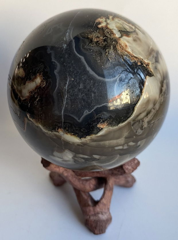 Agata Vulcanica - sfera piatra semipretioasa