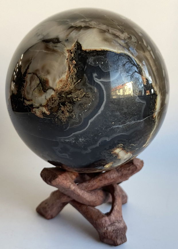Agata Vulcanica - sfera piatra semipretioasa