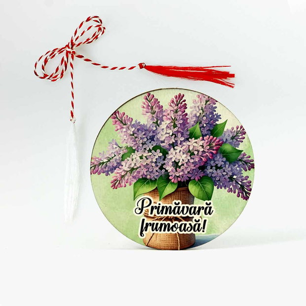 Martisor cu flori de liliac