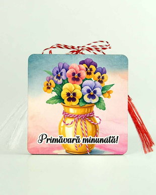 Martisor cu panselute