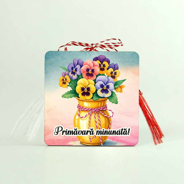 Martisor cu panselute