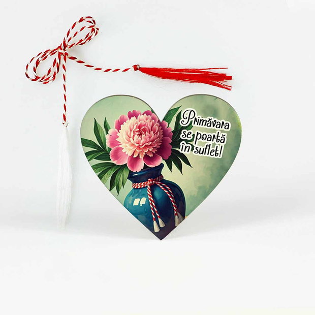 Martisor cu bujori