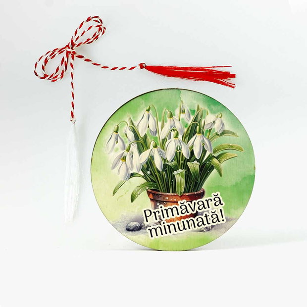 Martisor cu flori - ghiocei