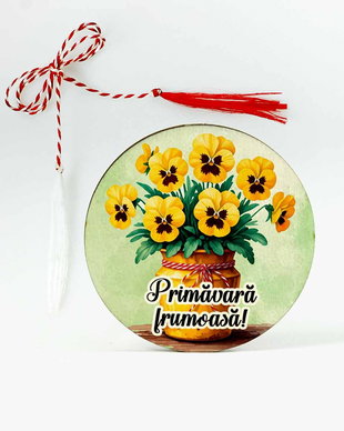 Martisor cu flori - Panselute