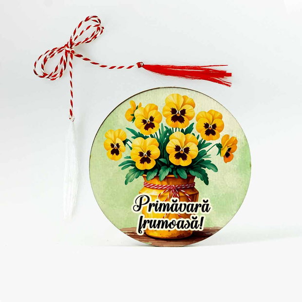 Martisor cu flori - Panselute