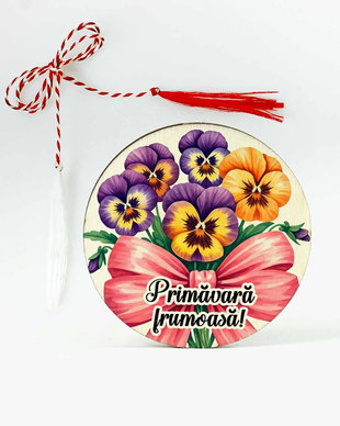 Martisor cu flori - Panselute