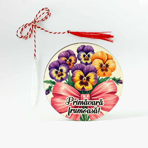 Martisor cu flori - Panselute