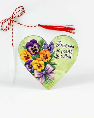 Martisor cu flori - Panselute