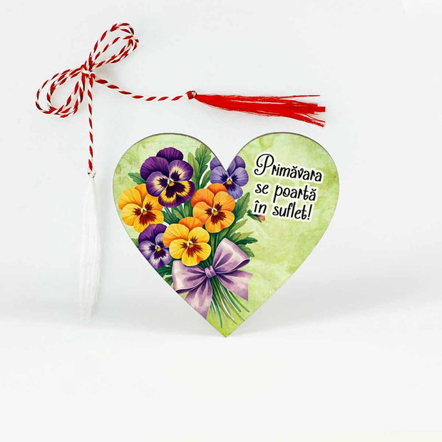 Martisor cu flori - Panselute