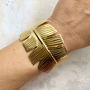 Bratara inox placat cu aur