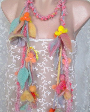 Eșarfă pastel