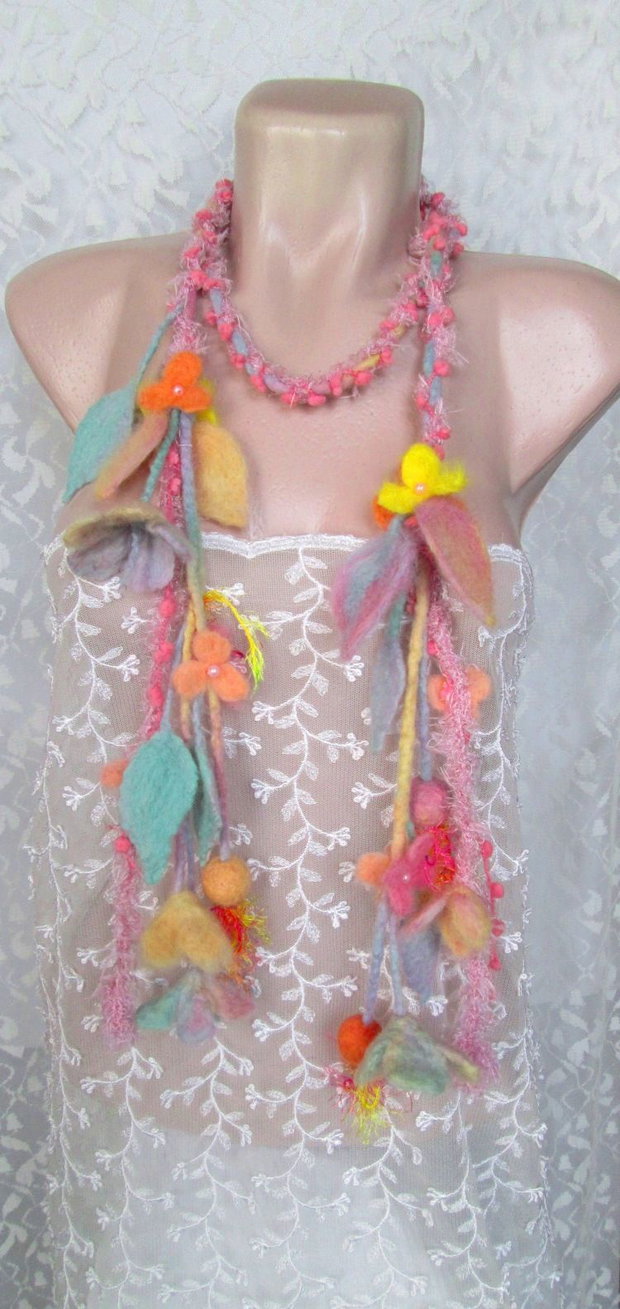 Eșarfă pastel