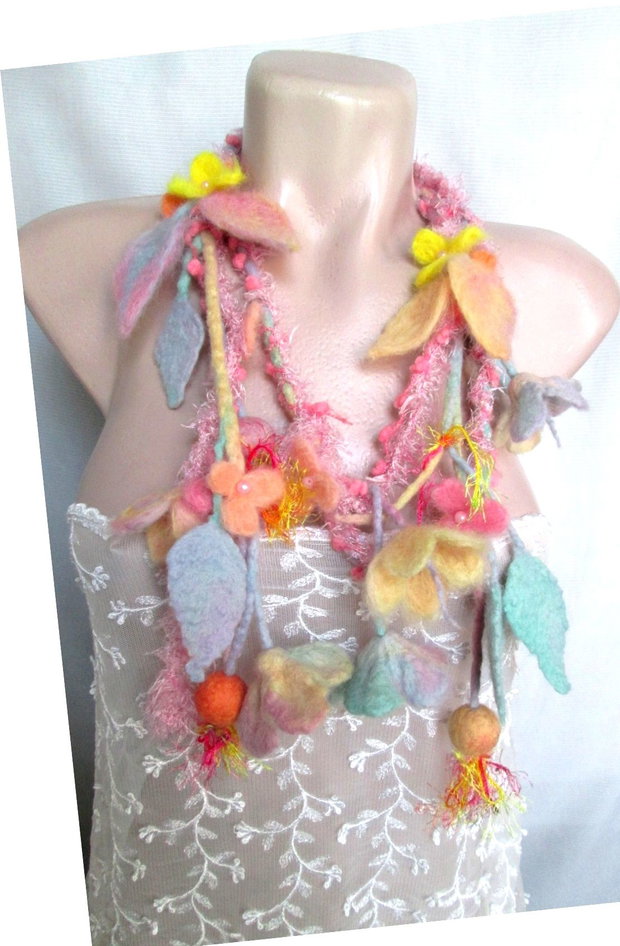 Eșarfă pastel