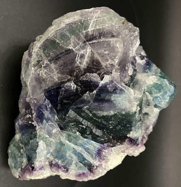 Fluorit Rainbow - Specimen piatra bruta