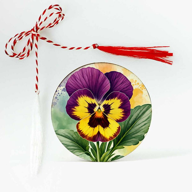 Martisor cu flori - panseluta