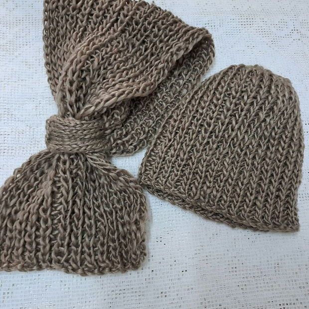 Set fular/căciulă