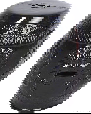 Scaun ceramica asiatica neagra