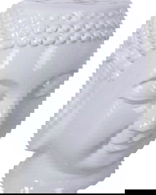 Scaun ceramica asiatica cap de Buddha