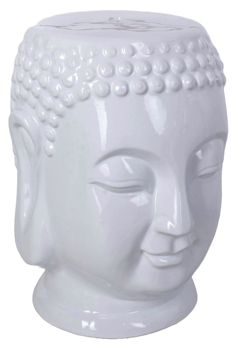 Scaun ceramica asiatica cap de Buddha