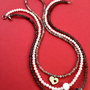 Set Coliere CHOKER labradorit, cuart fumuriu & piatra lunii