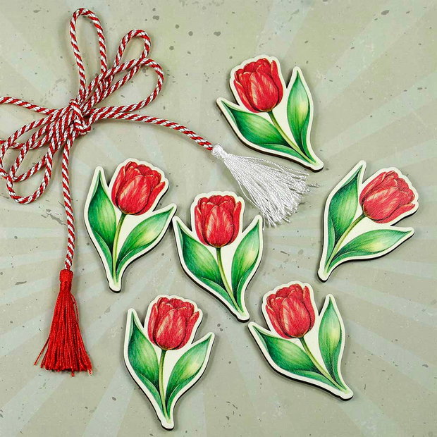 Martisor cu flori - Lalea
