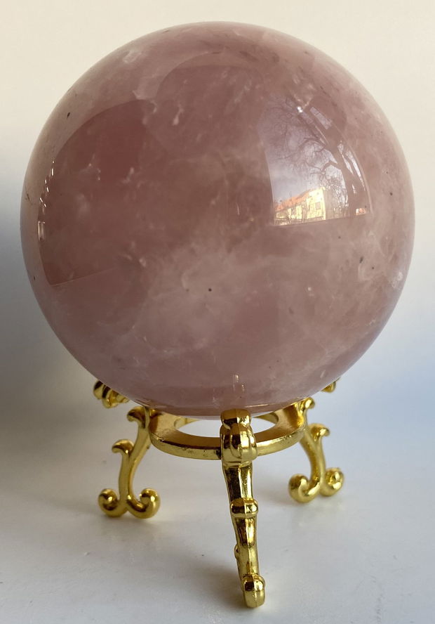 Cuart Roz - sfera piatra semipretioasa