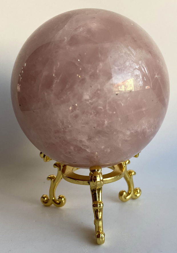 Cuart Roz - sfera piatra semipretioasa