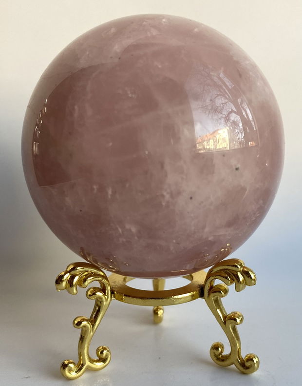 Cuart Roz - sfera piatra semipretioasa
