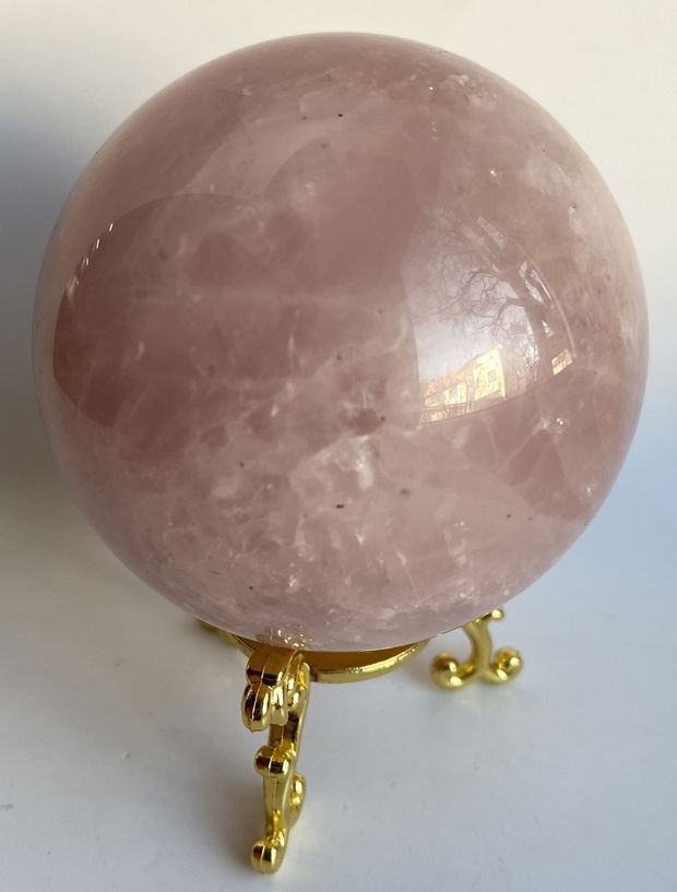 Cuart Roz - sfera piatra semipretioasa