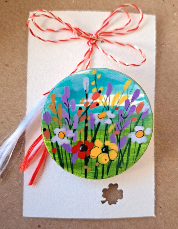 Martisor -flori de camp (brosa)