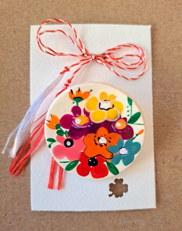 Martisor- buchet de flori (brosa)