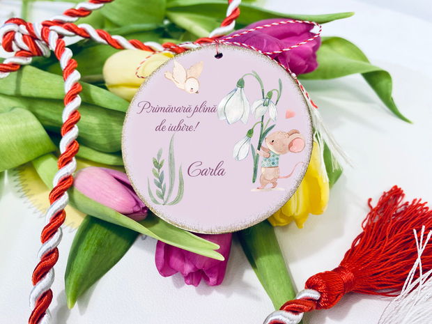 Martisor personalizat - Animalute iubibile