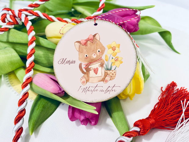 Martisor personalizat - Animalute iubibile