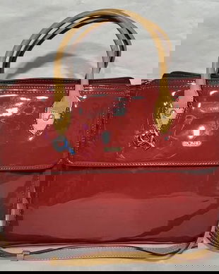 Geanta Picard piele lacuita